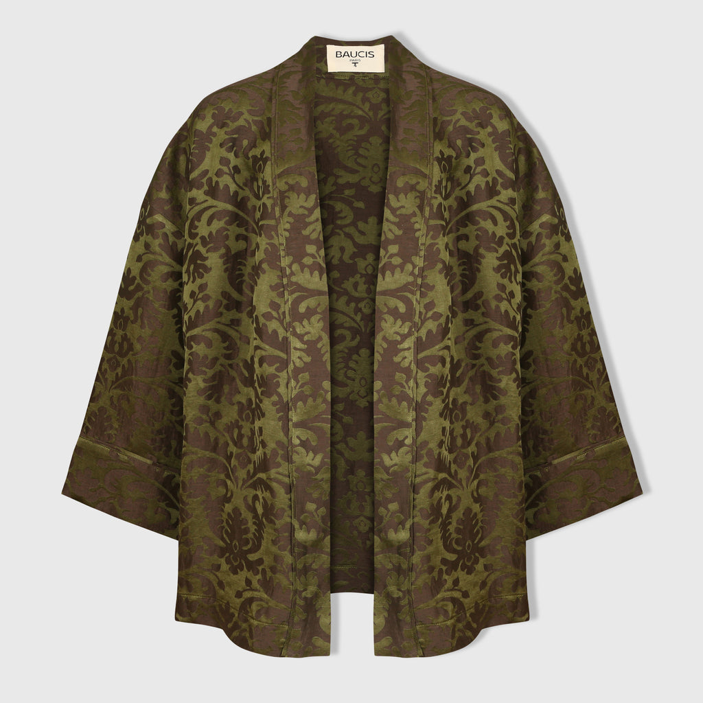 Kimono Barry White fabriqué à partir de chutes de tissus LVMH, made in France